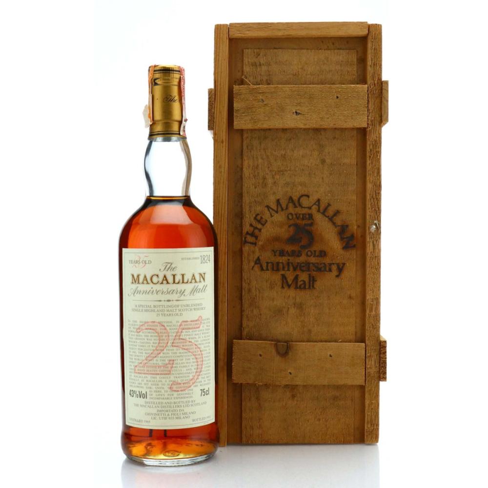 Macallan 1965 Anniversary Malt 25 Year Old / Giovinetti Import
