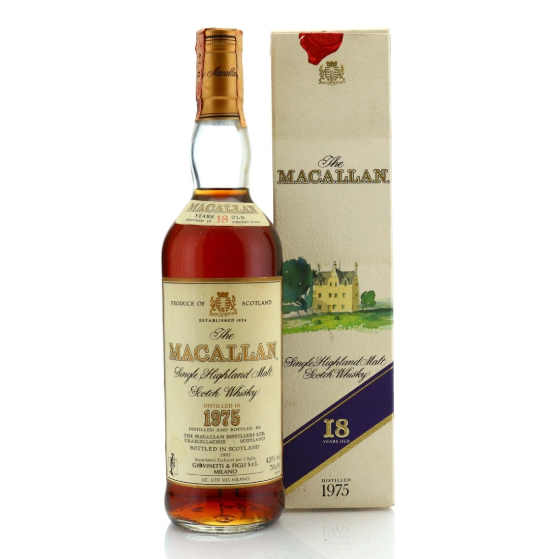 Macallan 1975 18 Year Old / Giovinetti Import