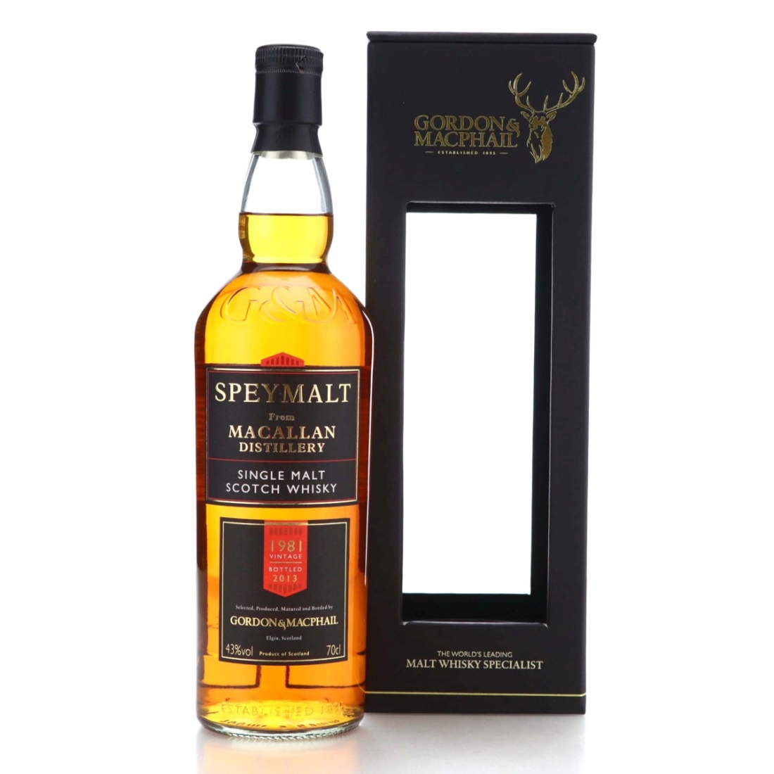Macallan 1981 Gordon and MacPhail Speymalt bottled 2013