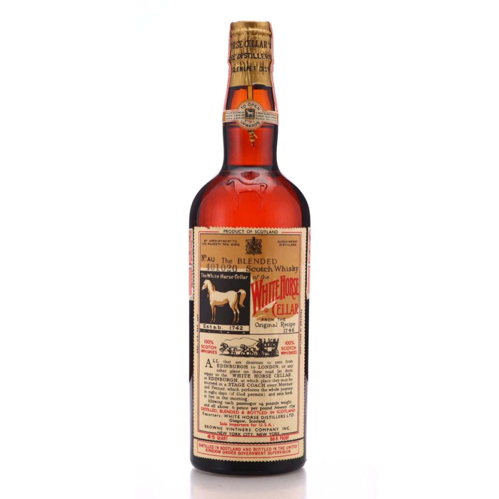White Horse Scotch Whisky 1940s / US Import