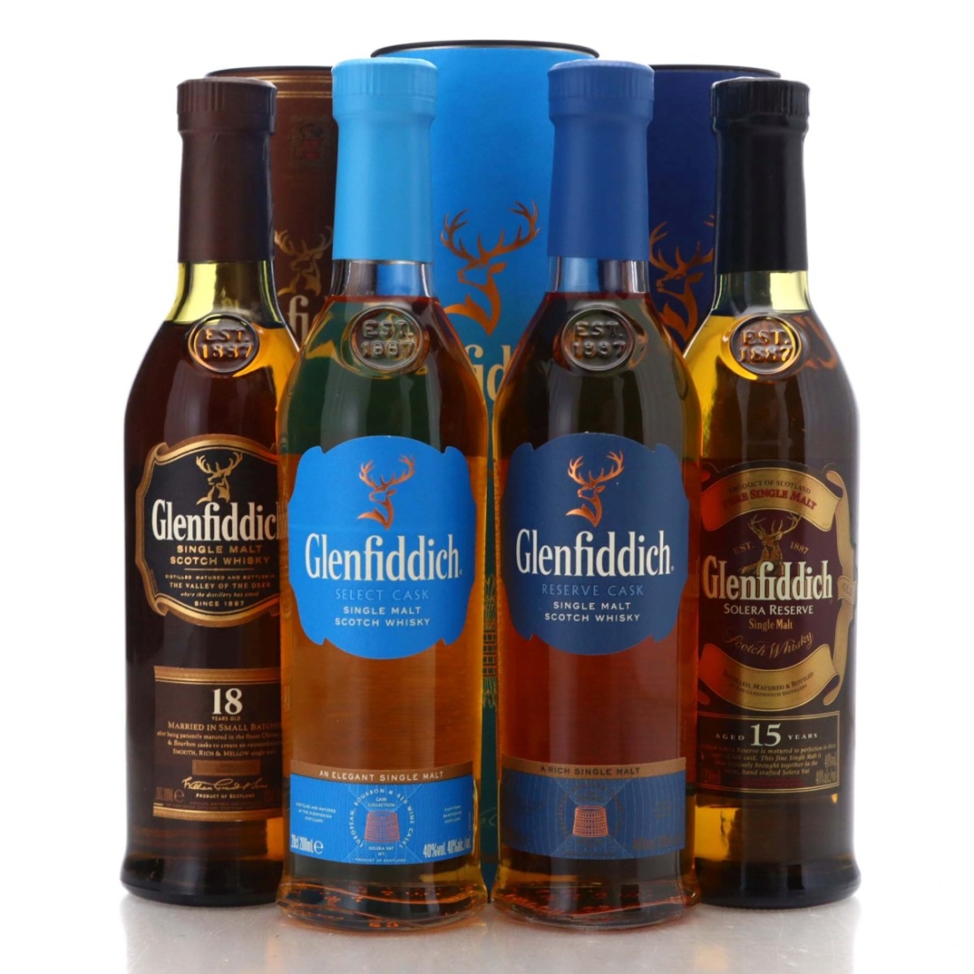 Glenfiddich Single Malt Collection 4 x 20cl
