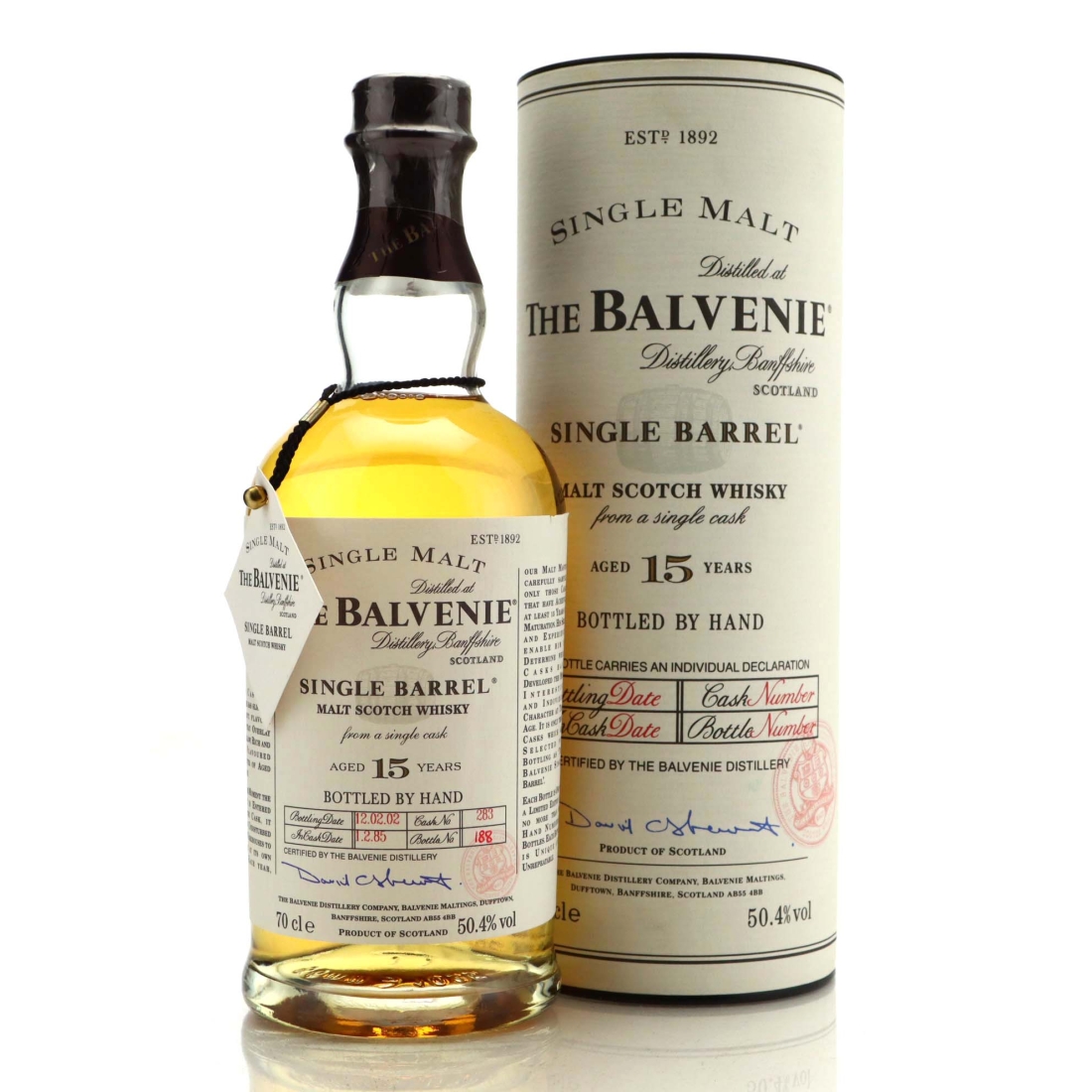 Balvenie 1985 Single Barrel 15 Year Old #283