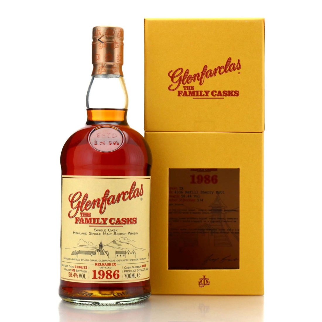 Glenfarclas 1986 Family Cask #4336 / Release IX