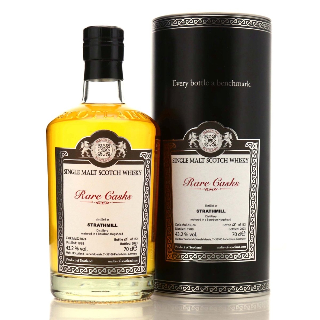 Strathmill 1988 Malts of Scotland Bourbon Hogshead / Rare Casks