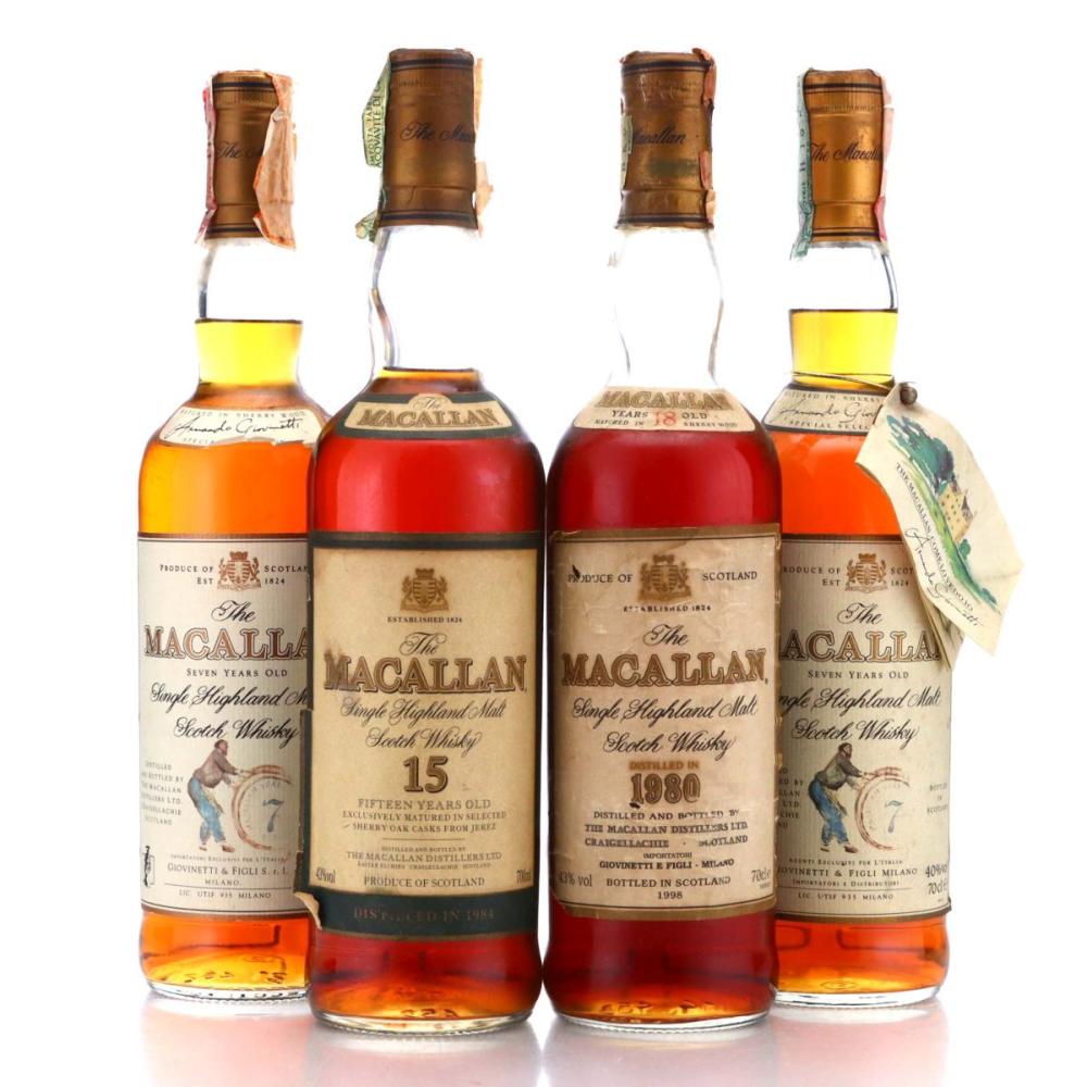 Macallan Gift Display Set 1990s 4 x 70cl