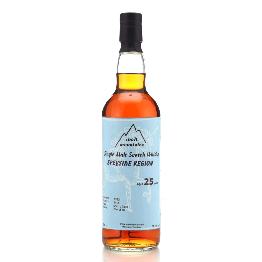 Speyside 1993 Malt Mountains 25 Year Old