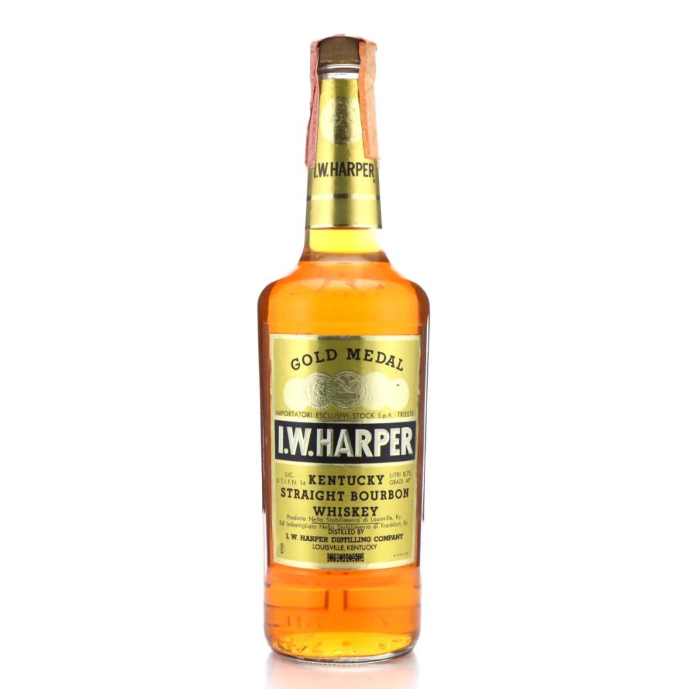 I.W. Harper Gold Medal Kentucky Straight Bourbon 1980s / Stock Import