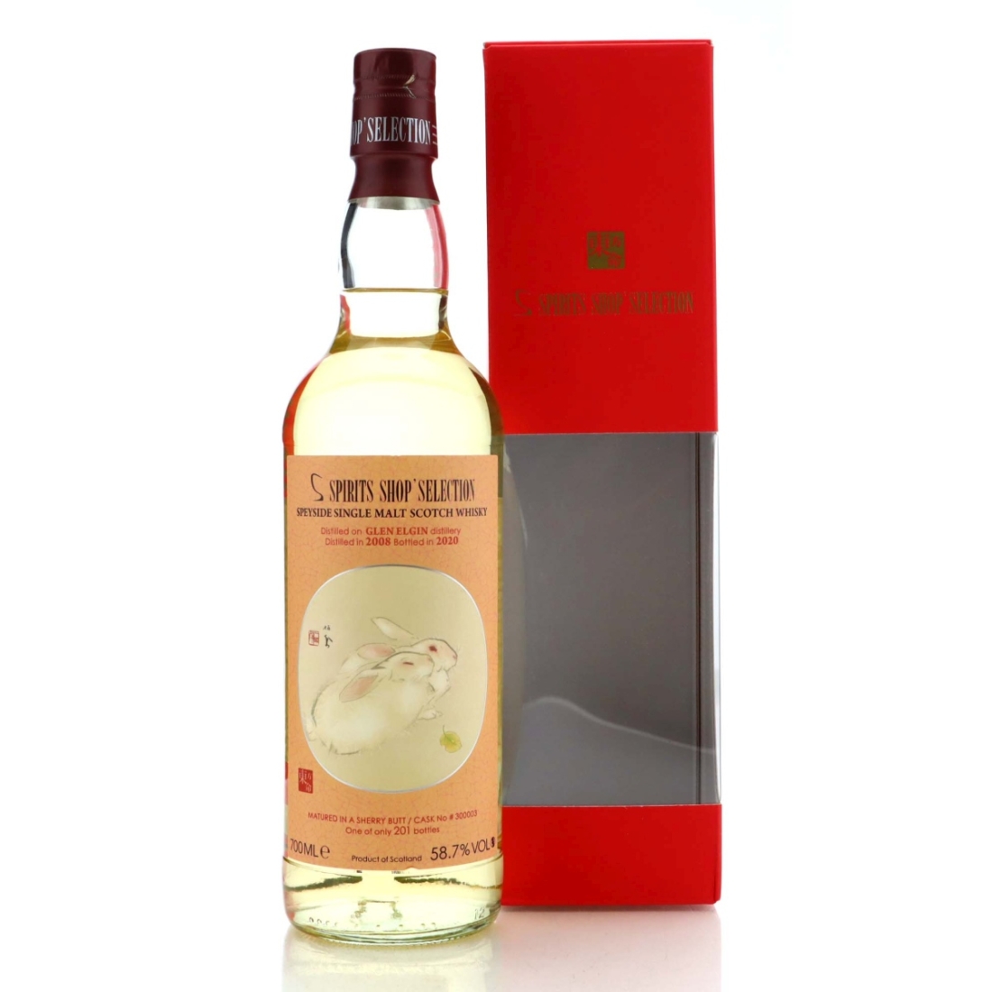 Glen Elgin 2008 Spirits Shop' Selection #300003