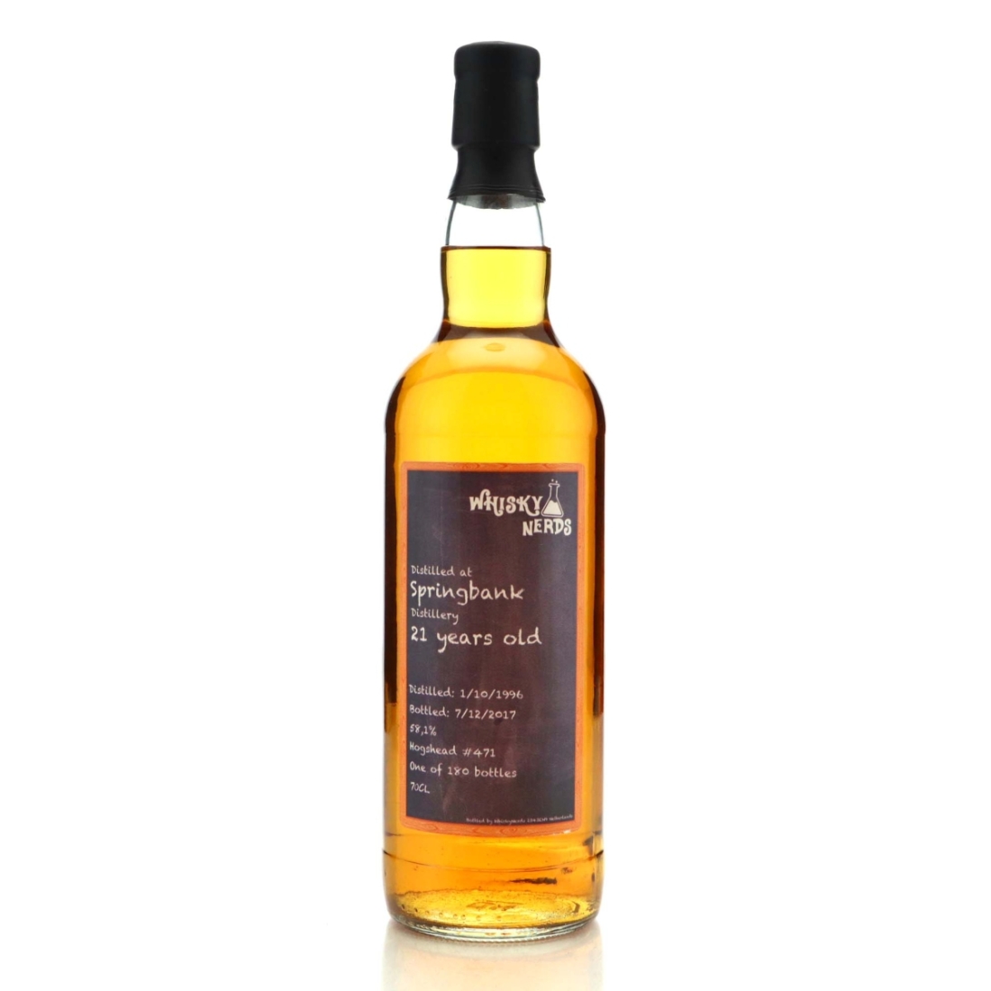 Springbank 1996 Whisky Nerds 21 Year Old