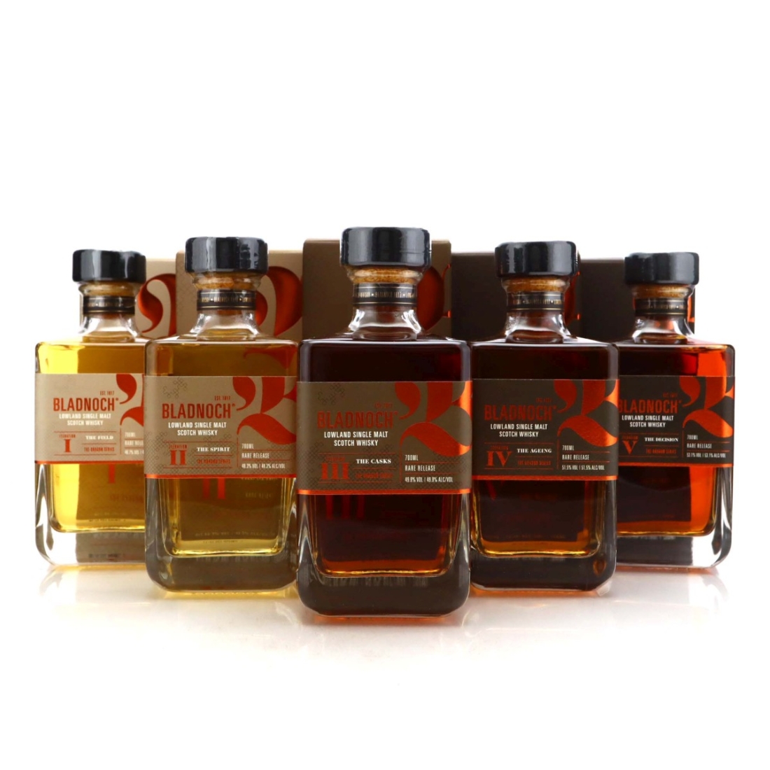 Bladnoch The Dragon Series 5 x 70cl