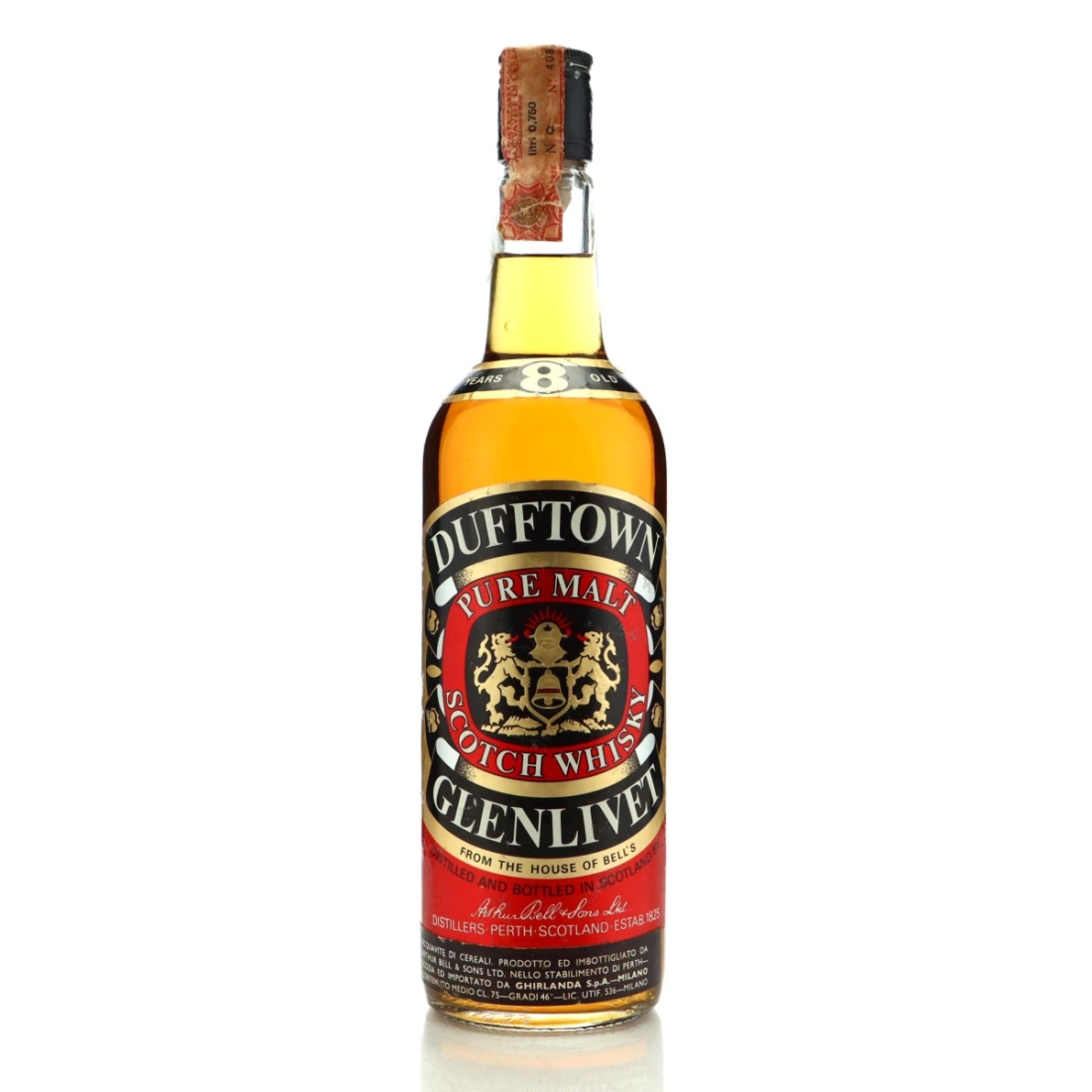 Dufftown 8 Year Old 1980s / Ghirlanda Import