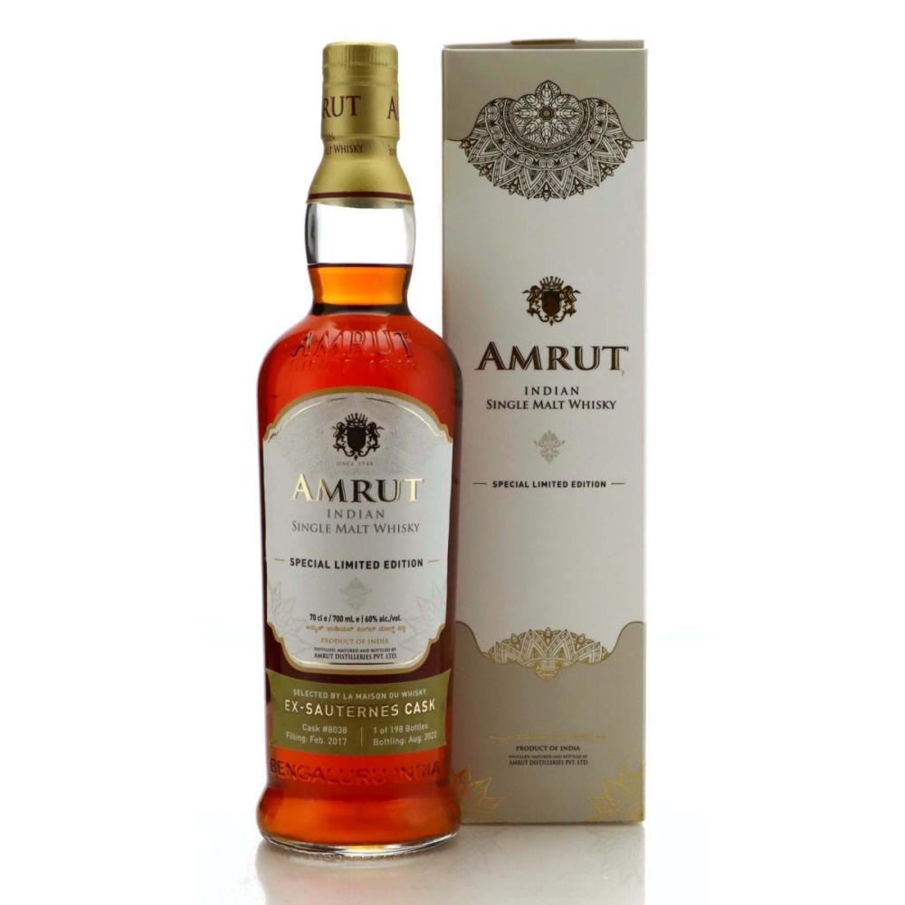 Amrut 2017 Ex-Sauternes Cask #8038 / LMDW