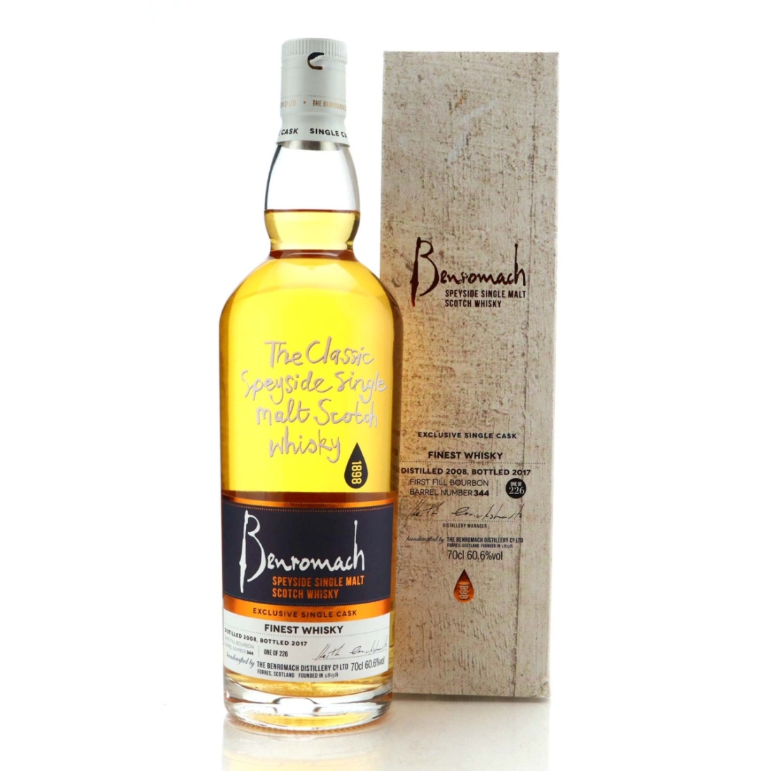 Benromach 2008 Single Bourbon Cask #344