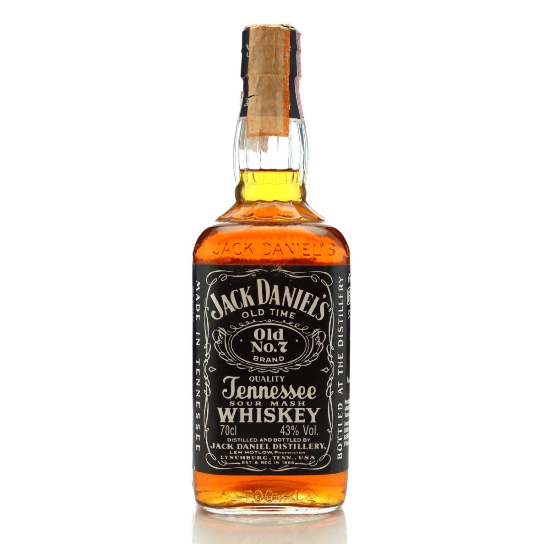 Jack Daniel's Old No.7 Brand 86 Proof 1980s / Soffiantino Import