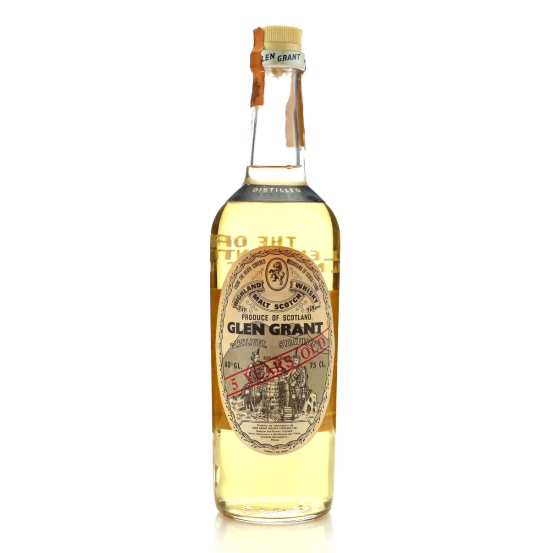 Glen Grant 1966 5 Year Old / Giovinetti Import