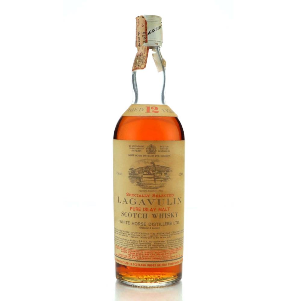 Lagavulin 12 Year Old White Horse 1970s / Carpano Import