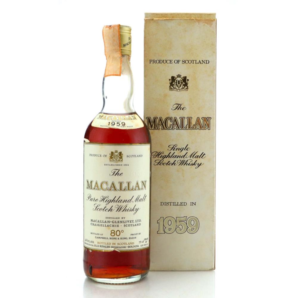 Macallan 1959 Campbell, Hope and King 80 Proof / Rinaldi Import