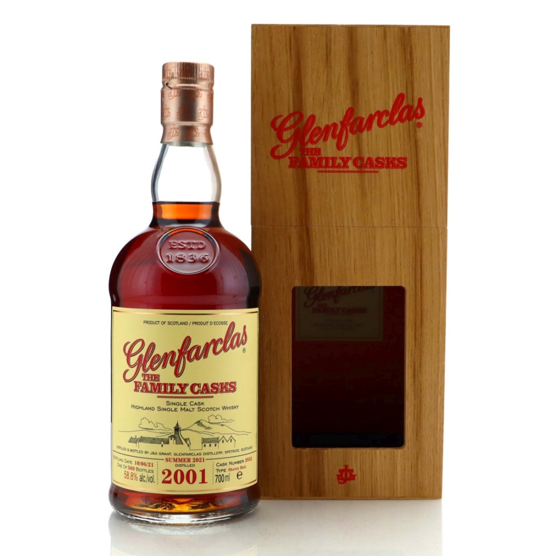 Glenfarclas 2001 Family Cask #3932 / Summer 2021