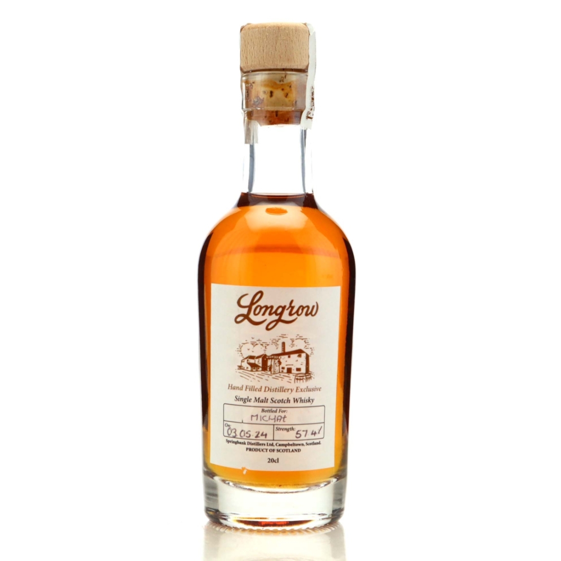 Longrow Hand Filled 2024 20cl
