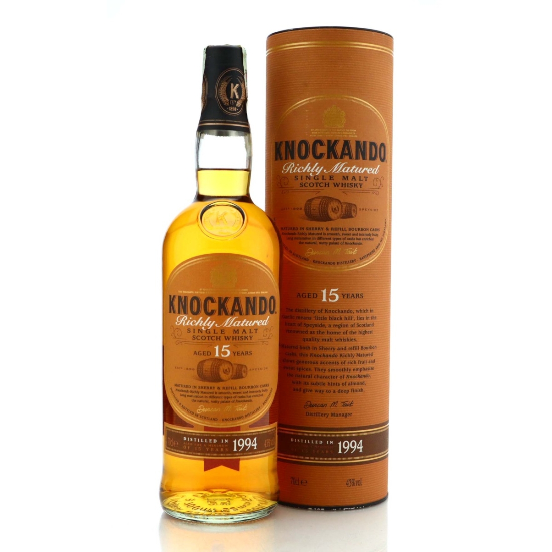 Knockando 1994 Richly Matured 15 Year Old