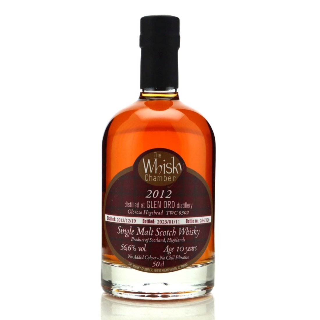 Glen Ord 2012 Whisky Chamber 10 Year Old 50cl