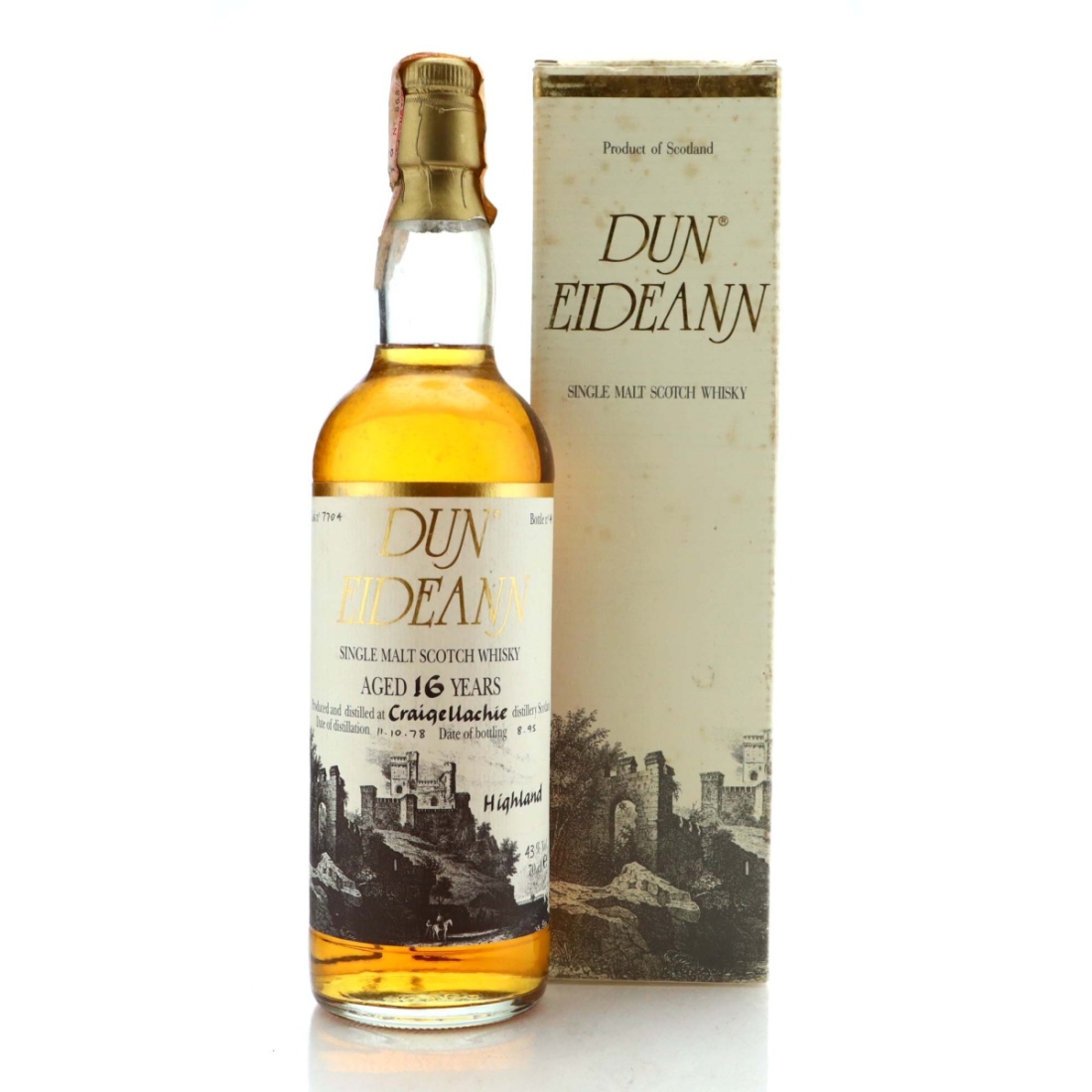 Craigellachie 1978 Dun Eideann 16 Year Old / Donato