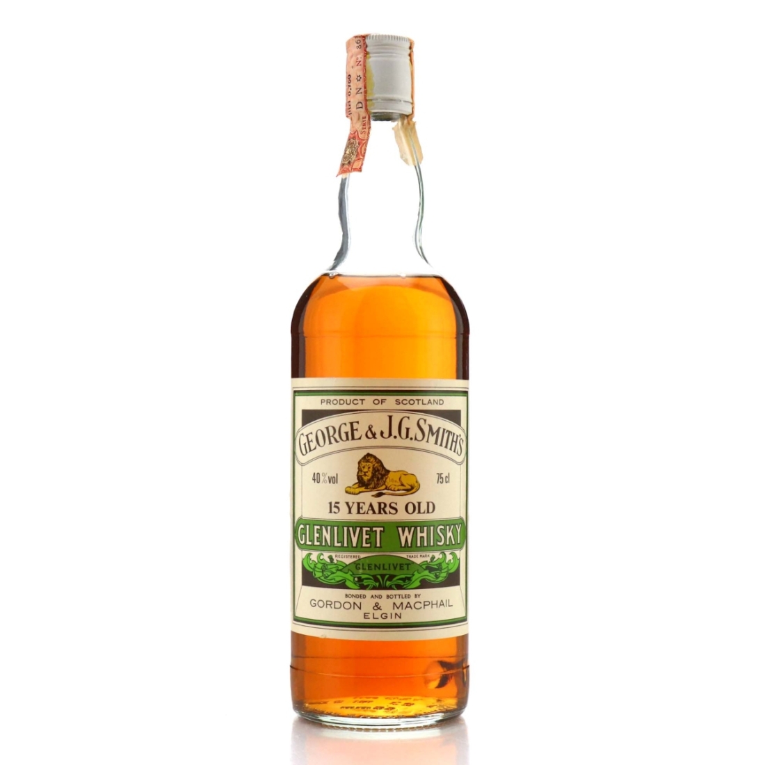 Glenlivet 15 Year Old Gordon and MacPhail 1980s / Pinerolo Import