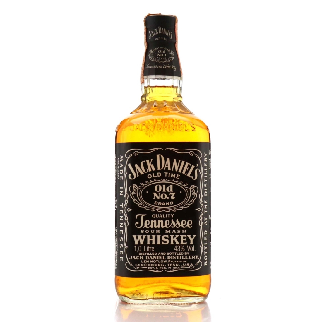 Jack Daniel's Old No.7 90 Proof 1 Litre 1980