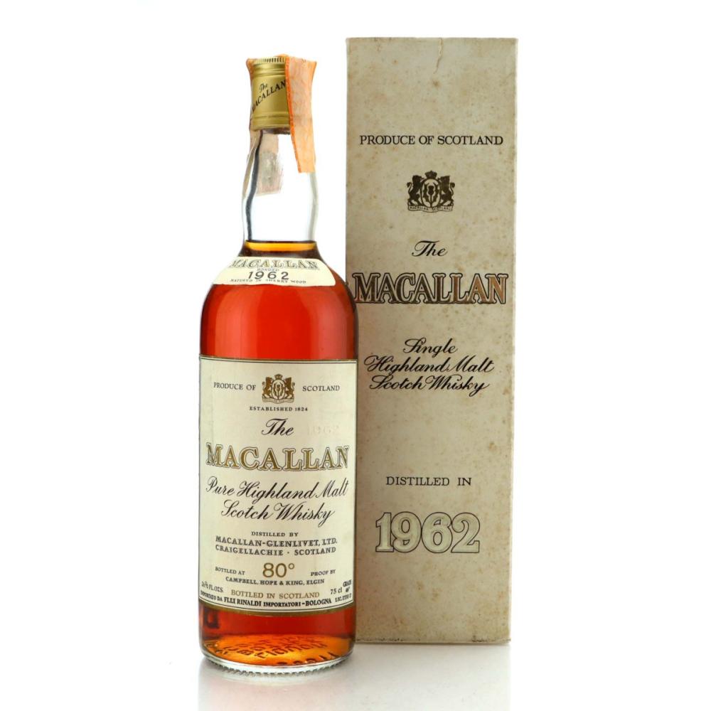 Macallan 1962 Campbell, Hope and King 80 Proof / Rinaldi Import