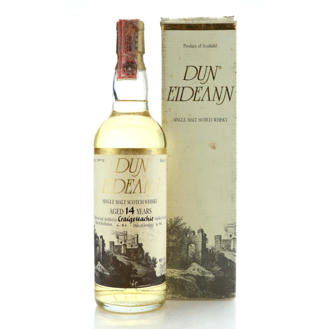 Craigellachie 1980 Dun Eideann 14 Year Old / Donato Import