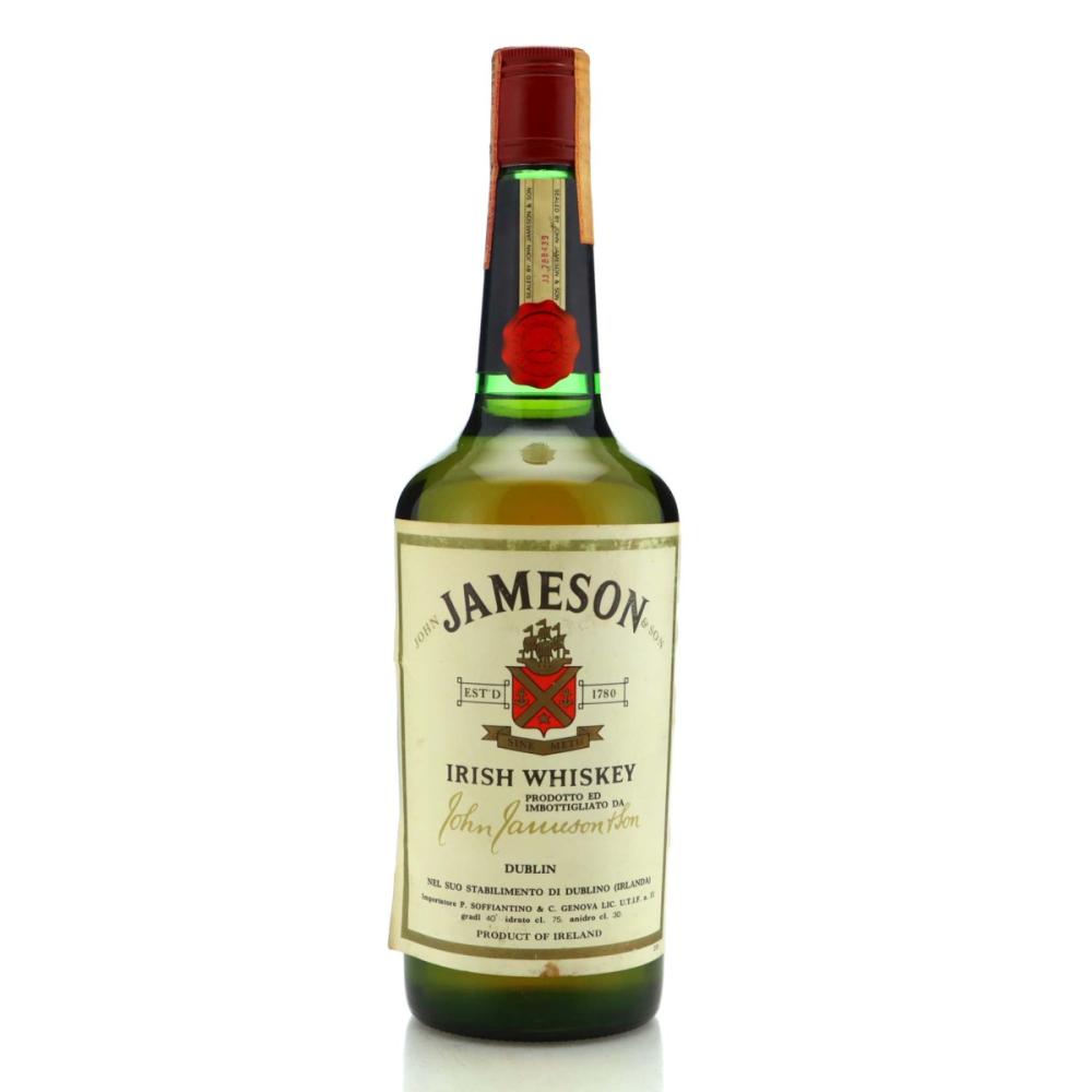Jameson Irish Whiskey 1980s / Soffiantino Import