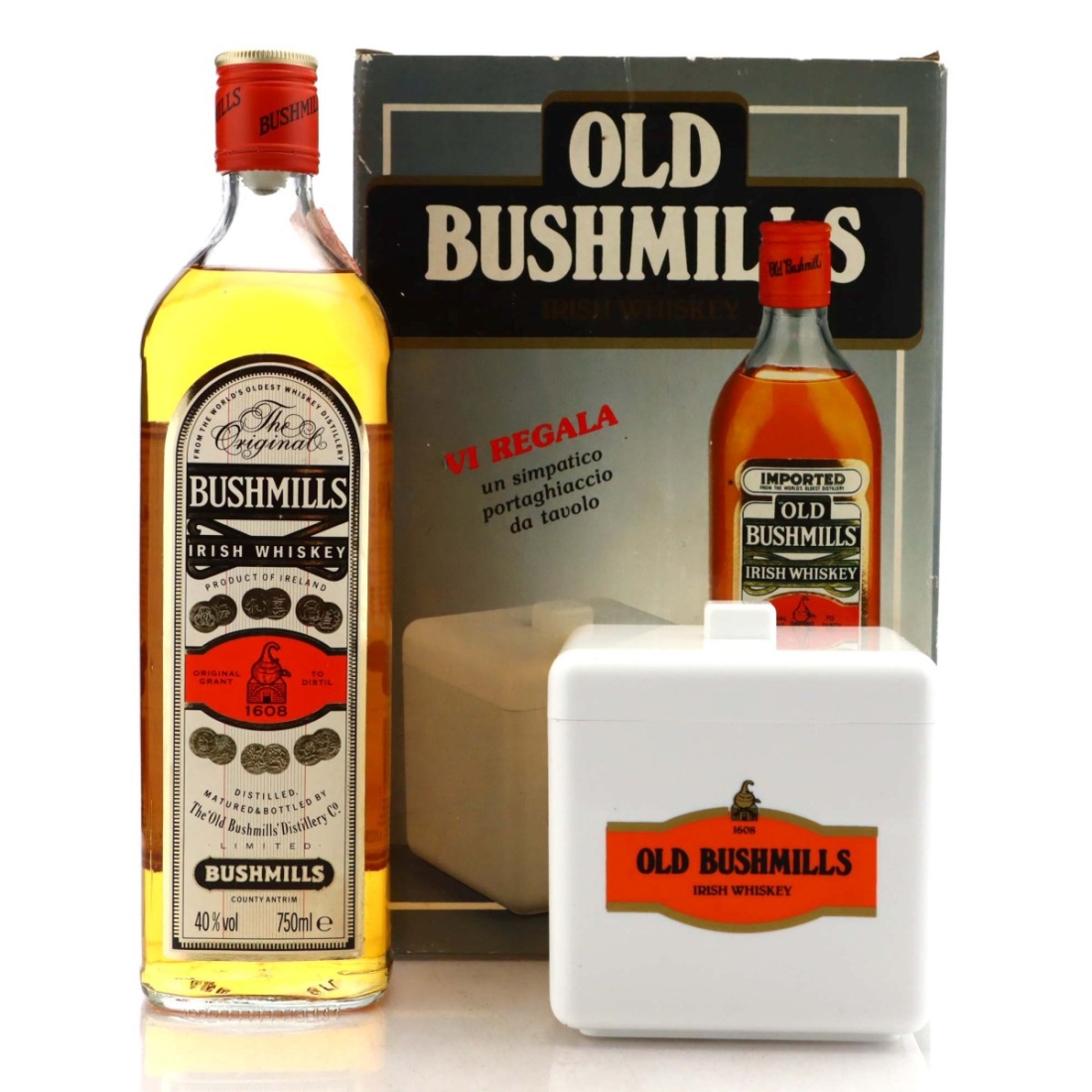 Old Bushmills Ice Box Gift Set / Spirit Spa Import