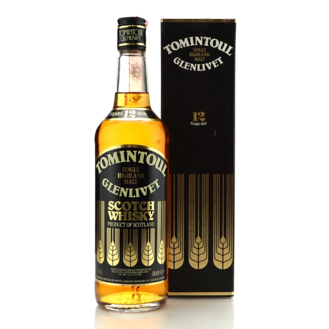 Tomintoul 12 Year Old 1980s / Pilla Import