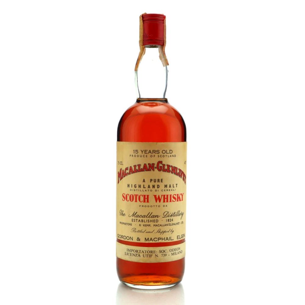 Macallan 15 Year Old Gordon and MacPhail 1970s / Odeon Import