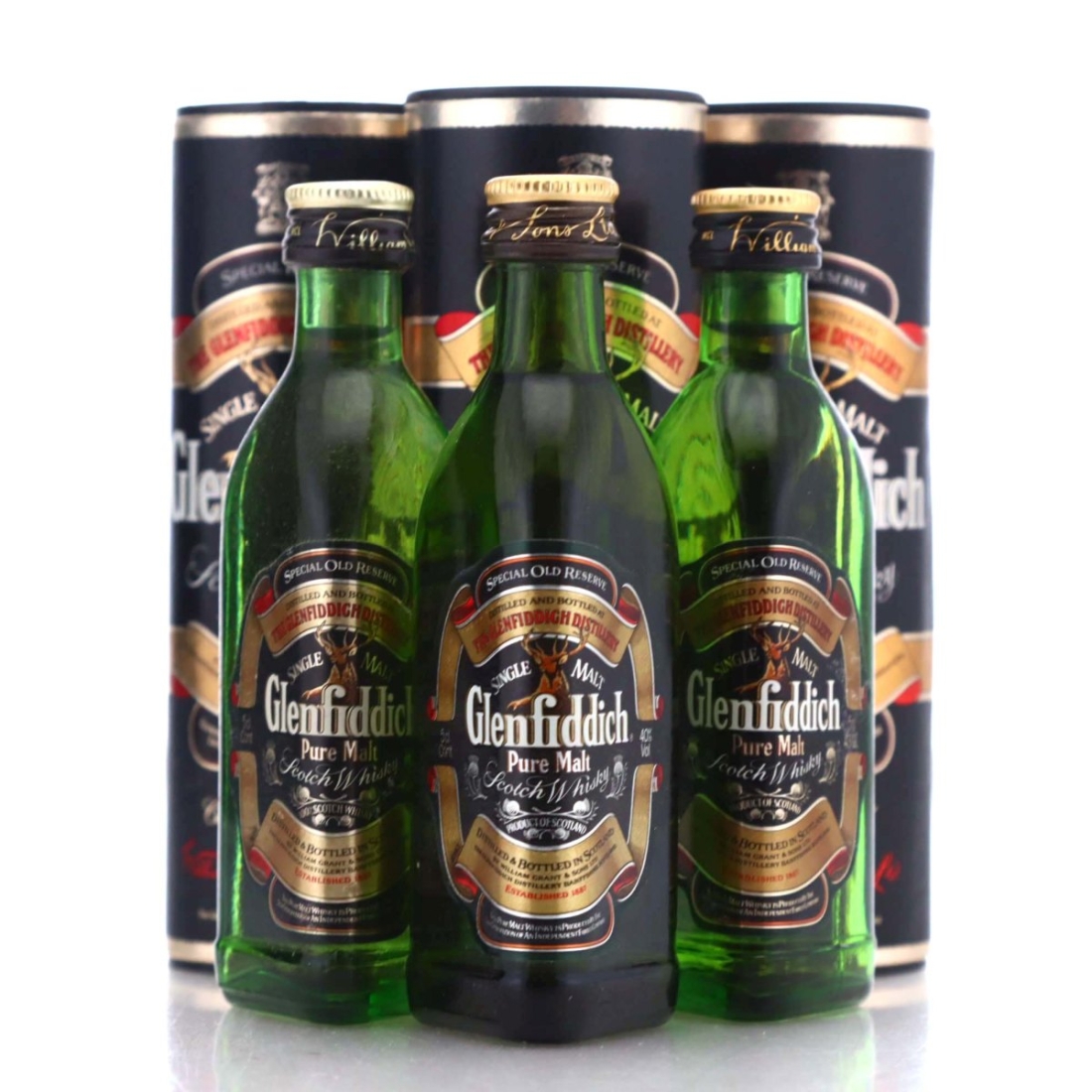 Glenfiddich Pure Malt Miniature 3 x 5cl