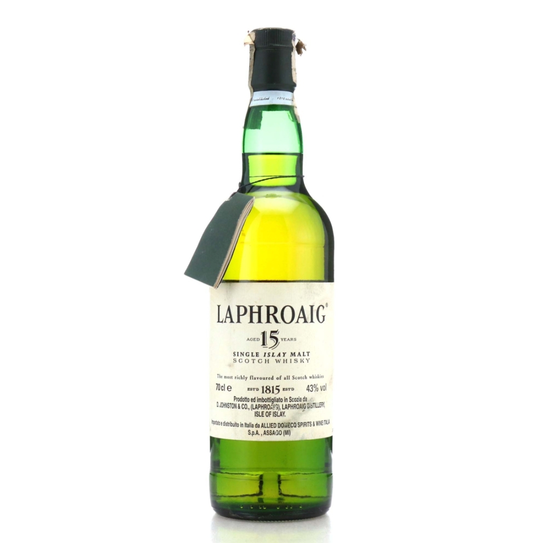 Laphroaig 15 Year Old 1990s / Allied Domecq Import