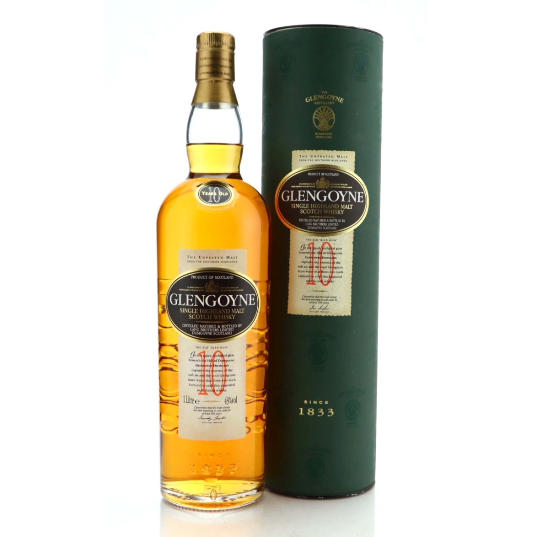 Glengoyne 10 Year Old 1 Litre pre-2006