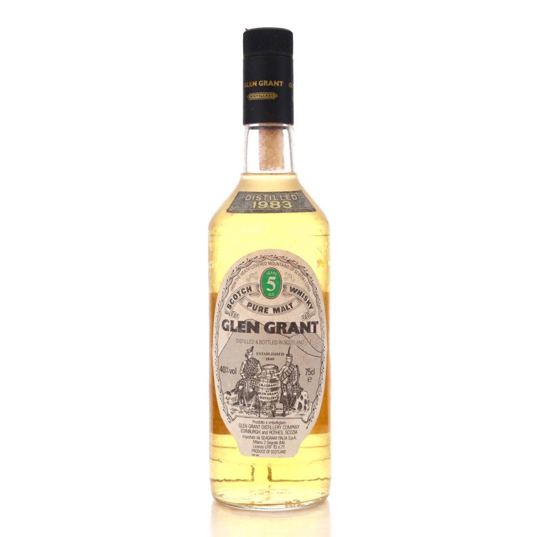 Glen Grant 1983 5 Year Old / Seagram Italia Import