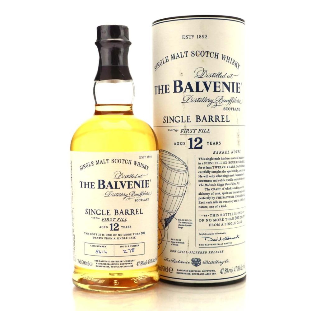 Balvenie 12 Year Old First Fill Single Barrel #5614