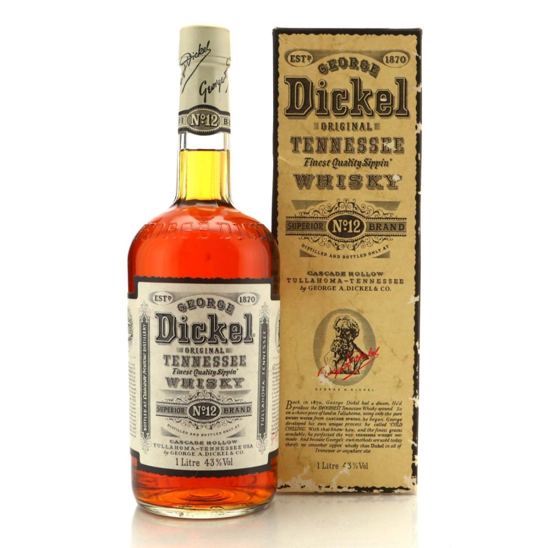 George Dickel Superior No.12 Brand 1 Litre