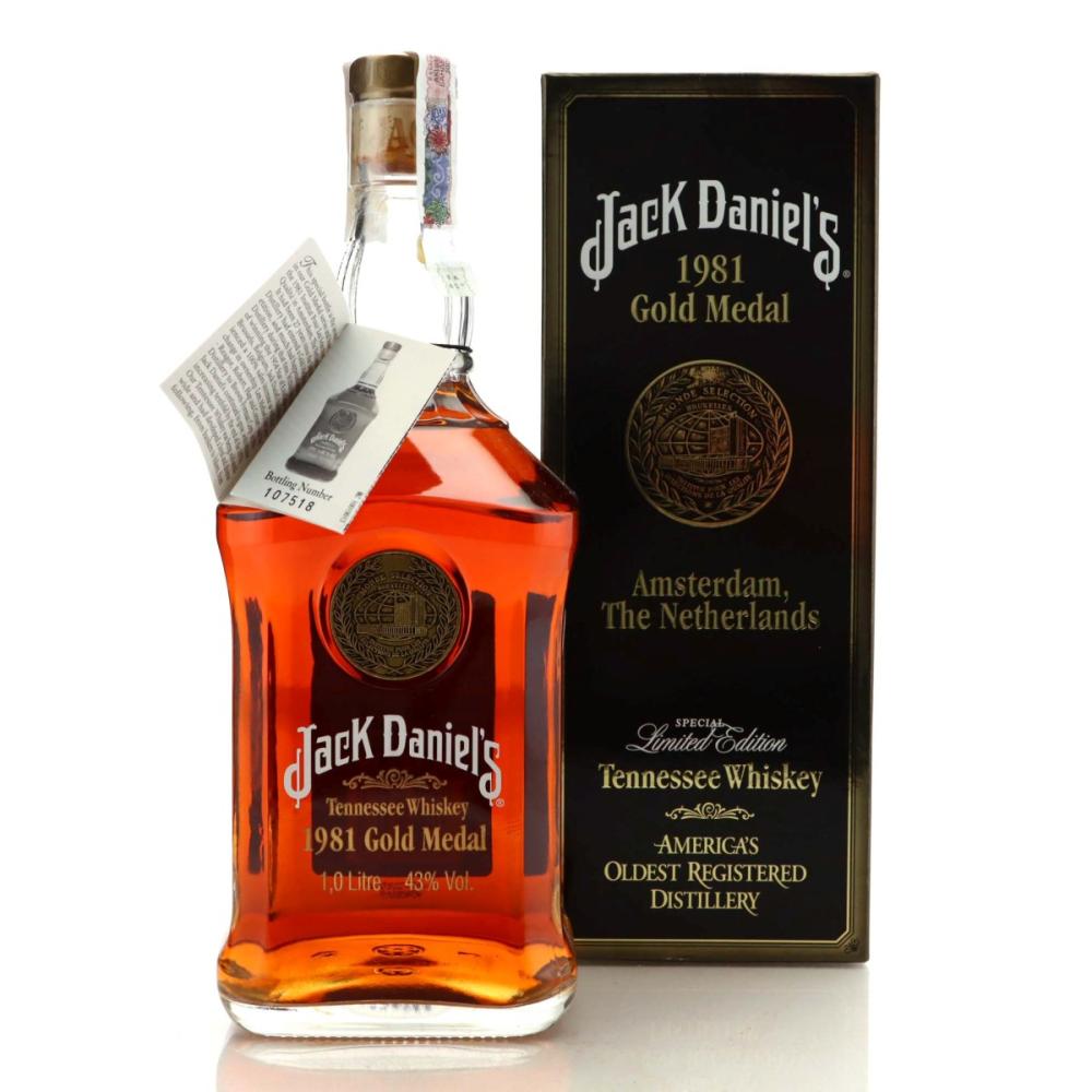 Jack Daniel's 1981 Gold Medal 1 Litre