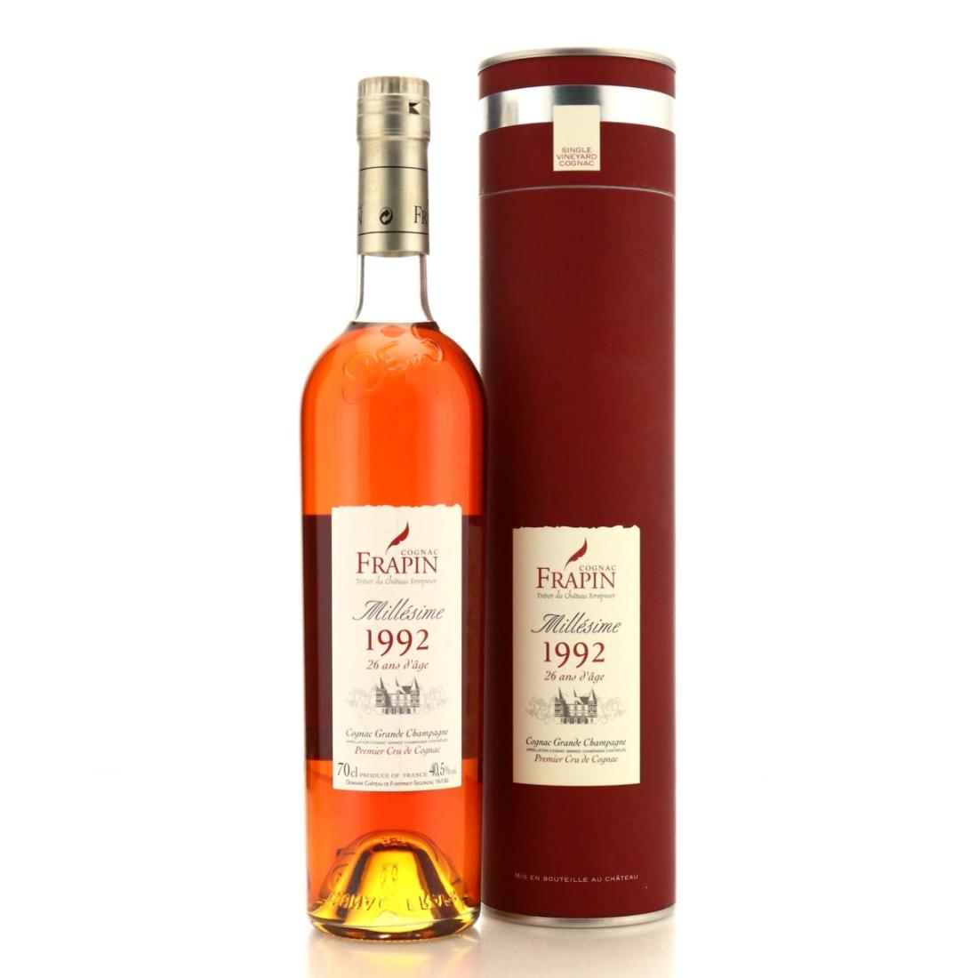 Frapin 1992 Grande Champagne Cognac 26 Year Old Whisky | Whisky Auctioneer