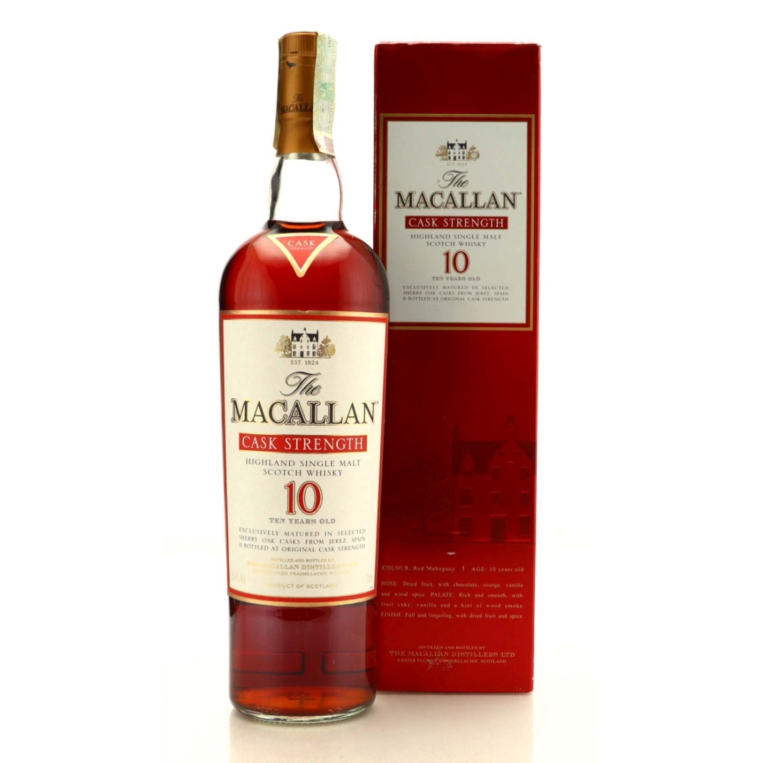 Macallan 10 Year Old Cask Strength 1 Litre mid-2000s / 58.4%