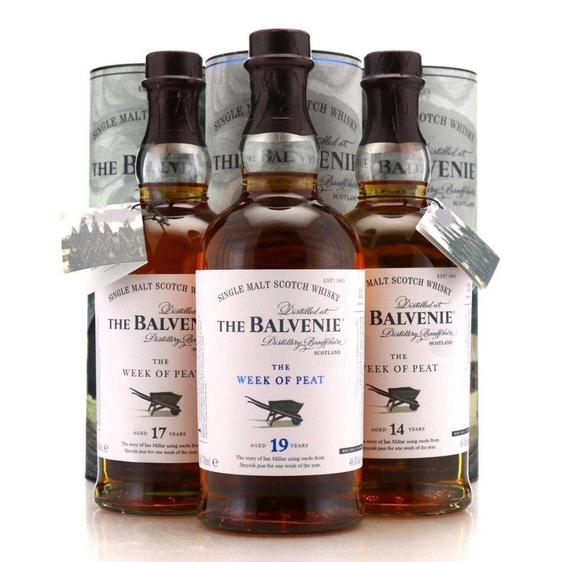 Balvenie The Week of Peat Collection 3 x 70cl