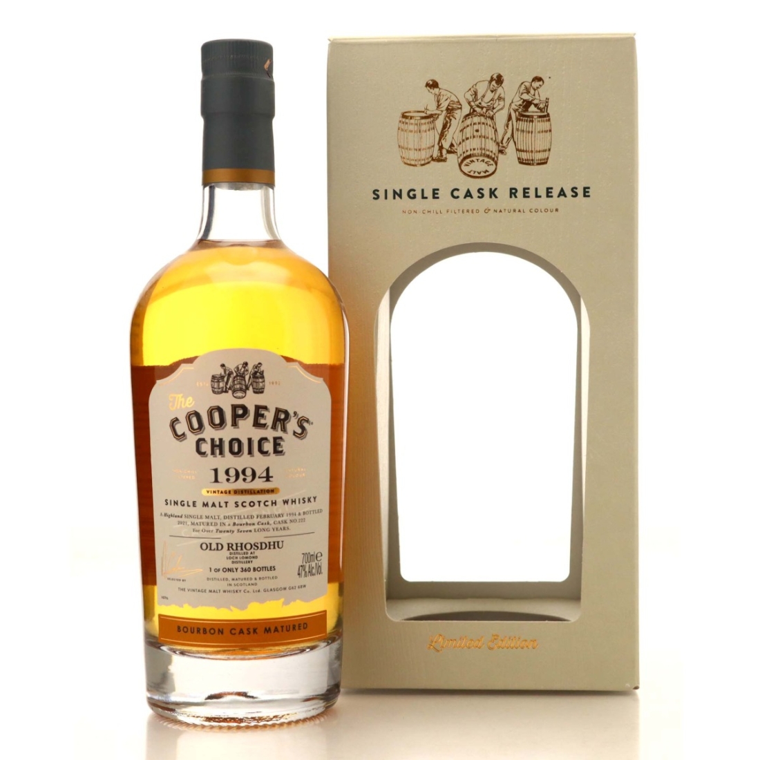 Old Rhosdhu 1994 Cooper's Choice 27 Year Old
