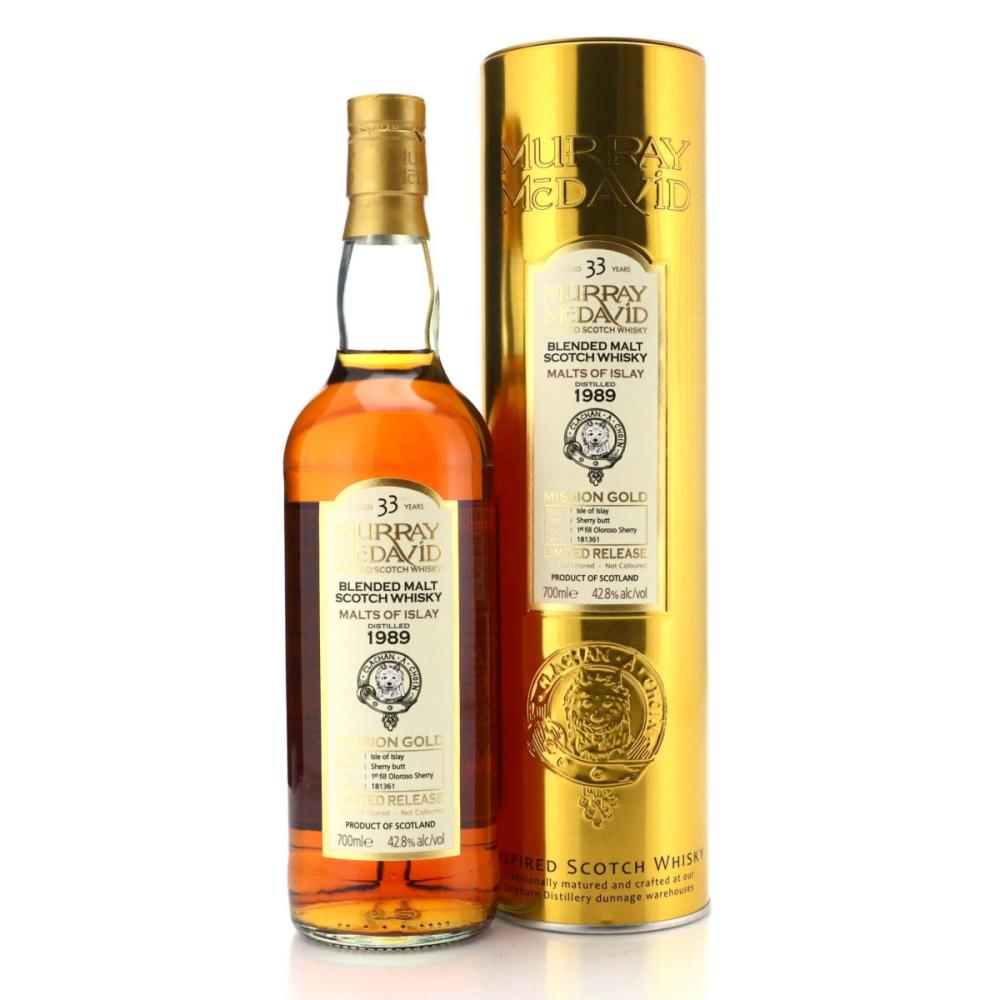 Islay Blended Malt 1989 Murray McDavid 33 Year Old Mission Gold