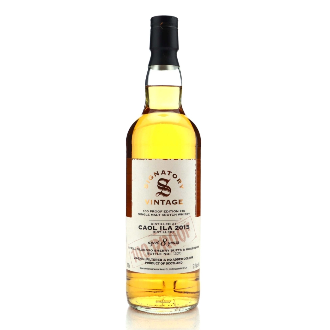 Caol Ila 2015 Signatory Vintage 8 Year Old 100 Proof