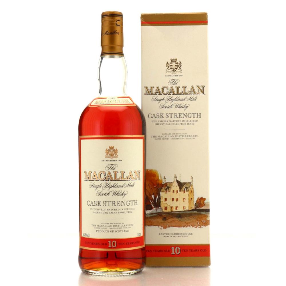Macallan 10 Year Old Cask Strength 1 Litre early 2000s / 58.8%