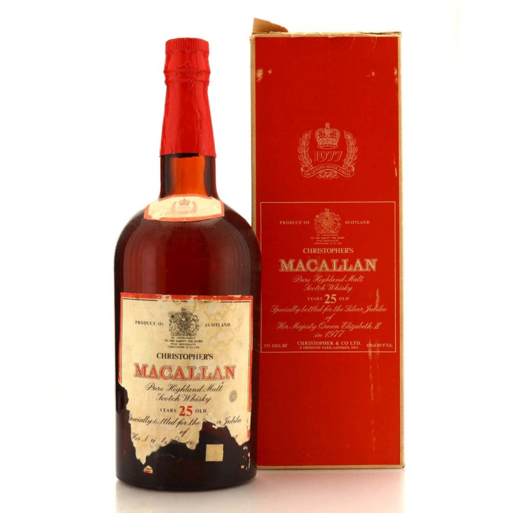 Image for Macallan 25 Year Old Christopher & Co 1.5 Litre / Silver Jubilee 1977