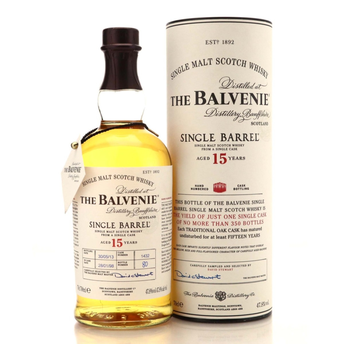 Balvenie 1998 Single Barrel 15 Year Old #1432